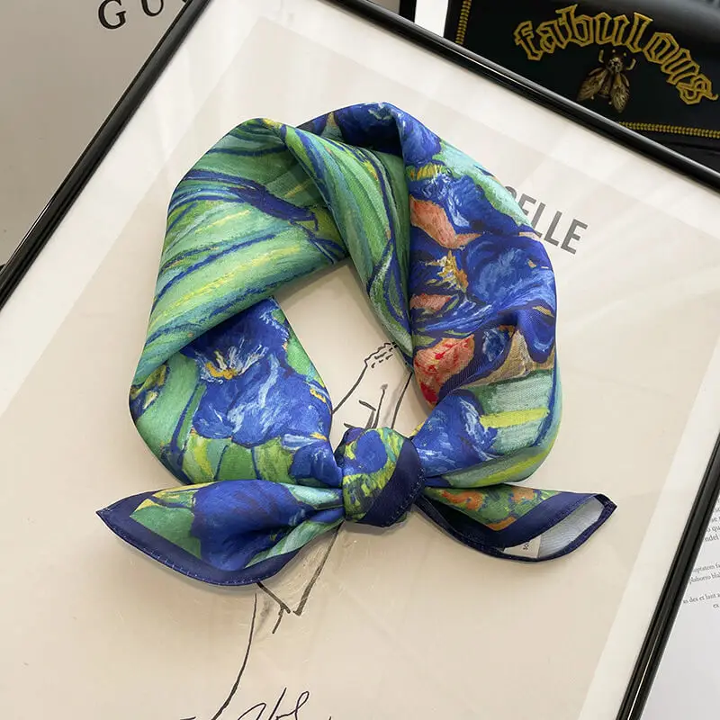 Luxury Twill Fabric Scarf 53 x 53cm 89 Luxury Twill Fabric Scarf 53 x 53cm 88