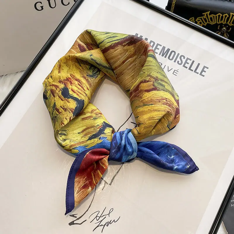 Luxury Twill Fabric Scarf 53 x 53cm 90 Luxury Twill Fabric Scarf 53 x 53cm 89