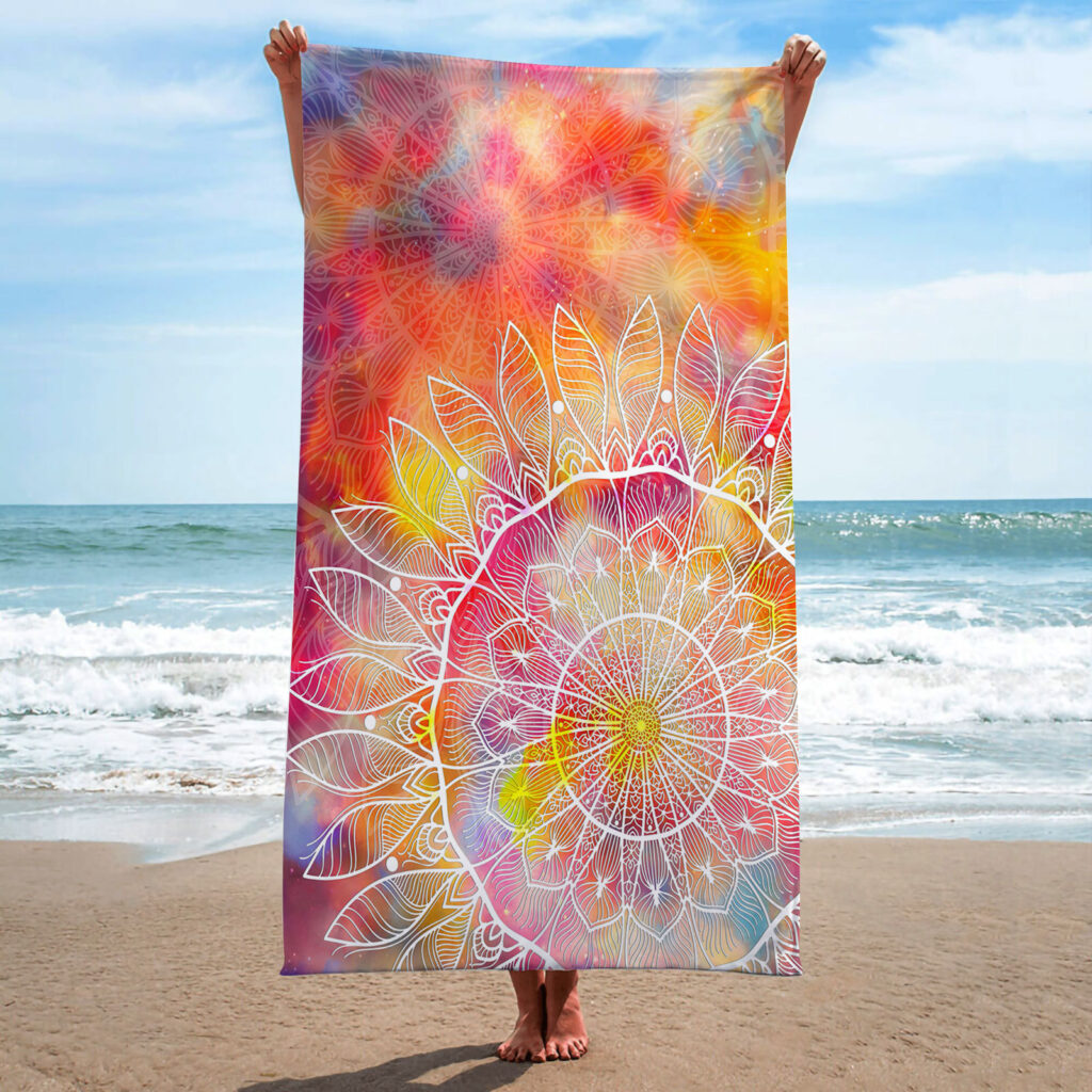 Magic Mandala Beach Towel 1