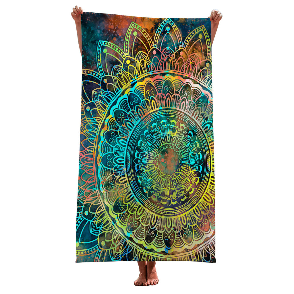 Magic Mandala Beach Towel 11