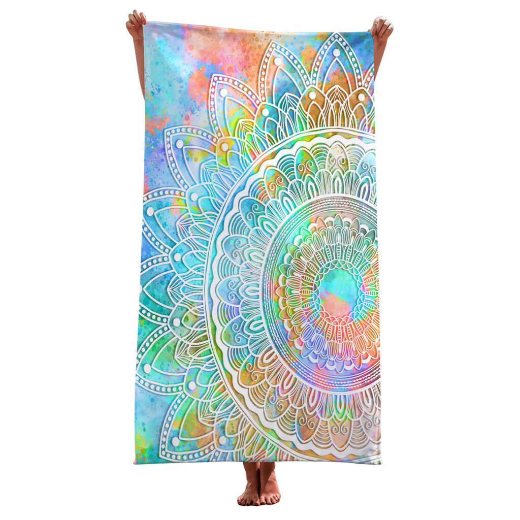 Magic Mandala Beach Towel 14