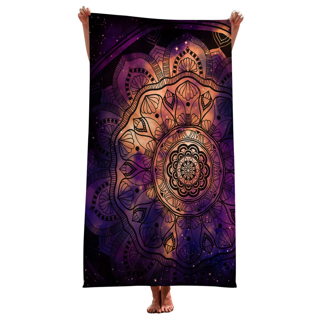 Magic Mandala Beach Towel 15