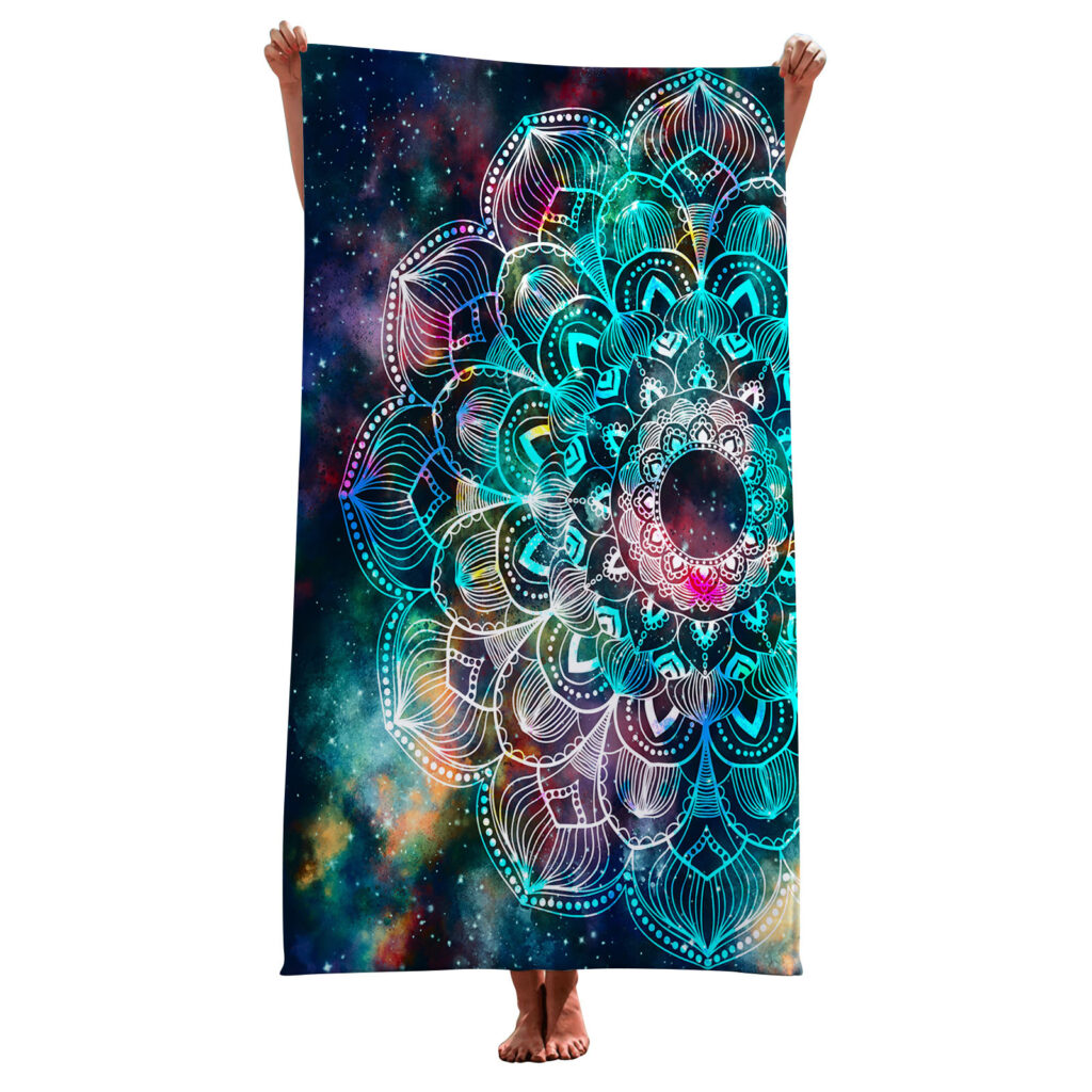 Magic Mandala Beach Towel 16