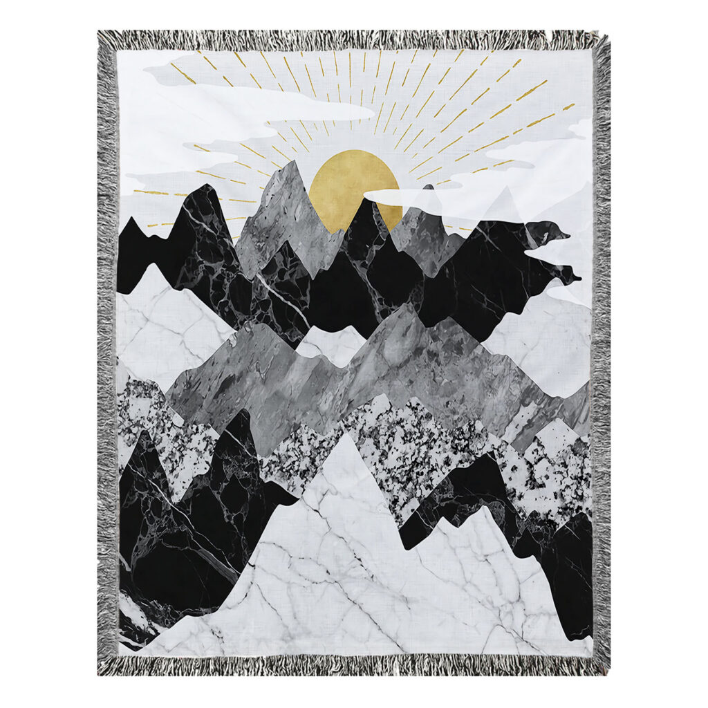Mountain Moon Blanket Throw 12 Mountain Moon Blanket Throw 12