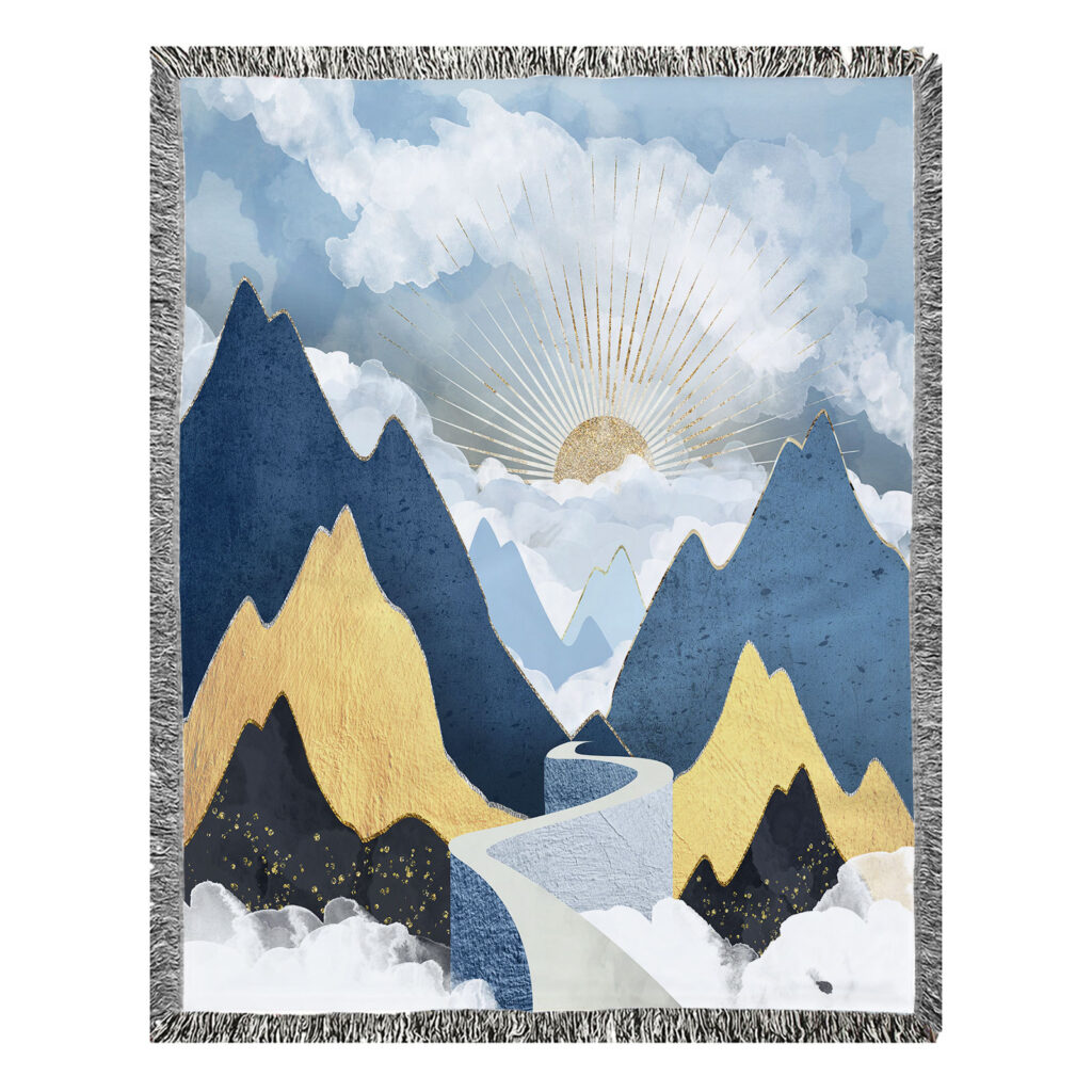 Mountain Moon Blanket Throw 8 Mountain Moon Blanket Throw 8