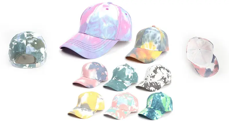 Multicolor Tie-Dye Hardtop Cap 1 Multicolor Tie-Dye Hardtop Cap