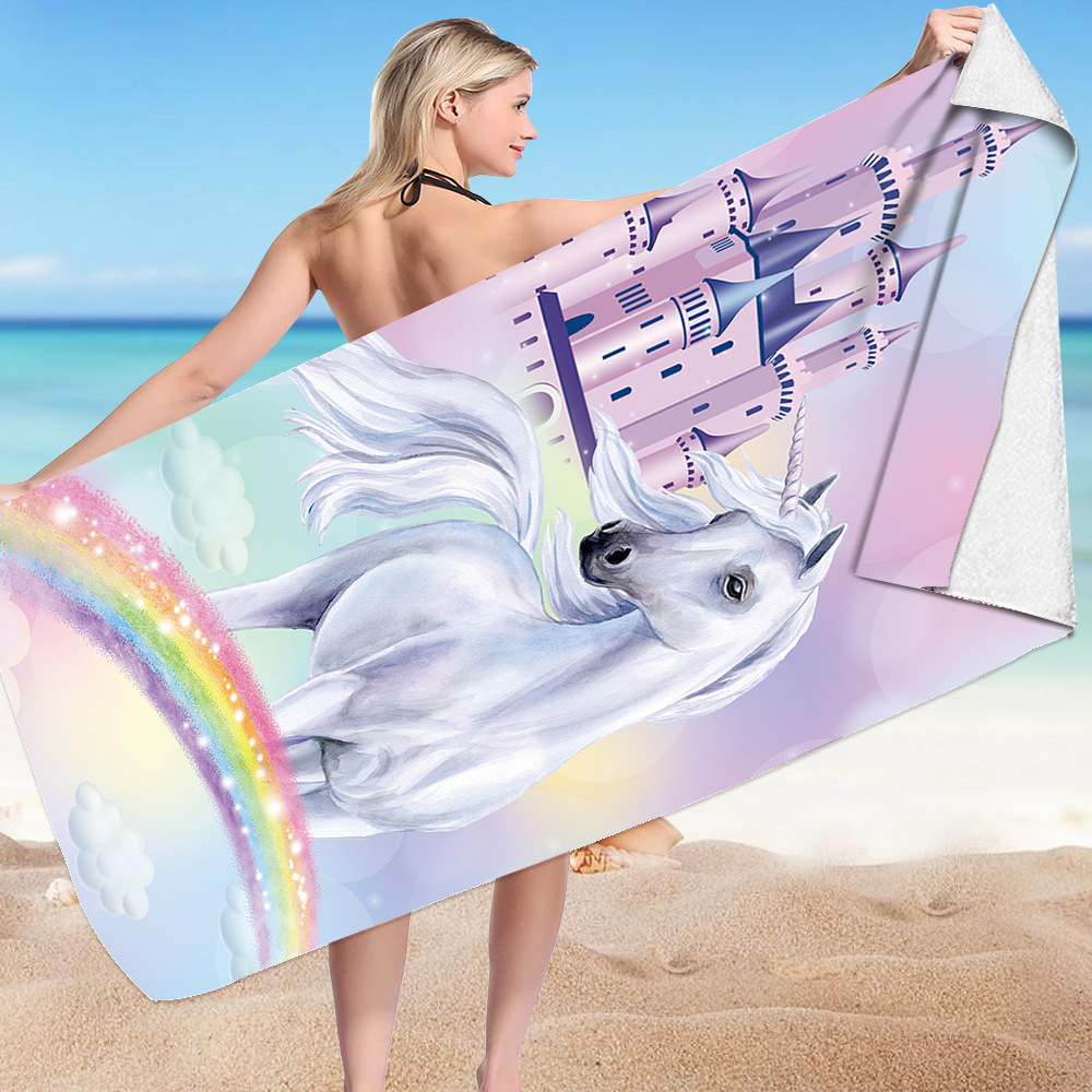 New Unicorn Beach Towel For Girls 3 New Unicorn Beach Towel For Girls 2