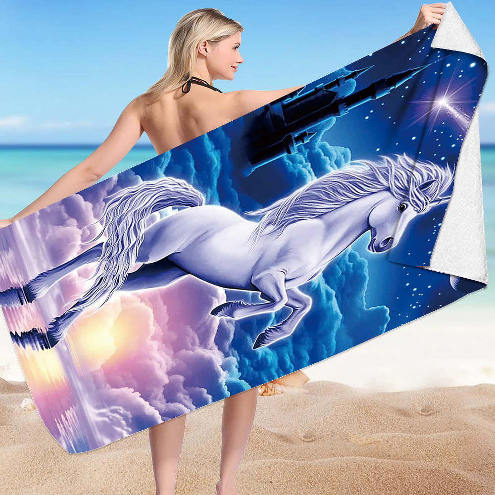 New Unicorn Beach Towel For Girls 4 New Unicorn Beach Towel For Girls 3