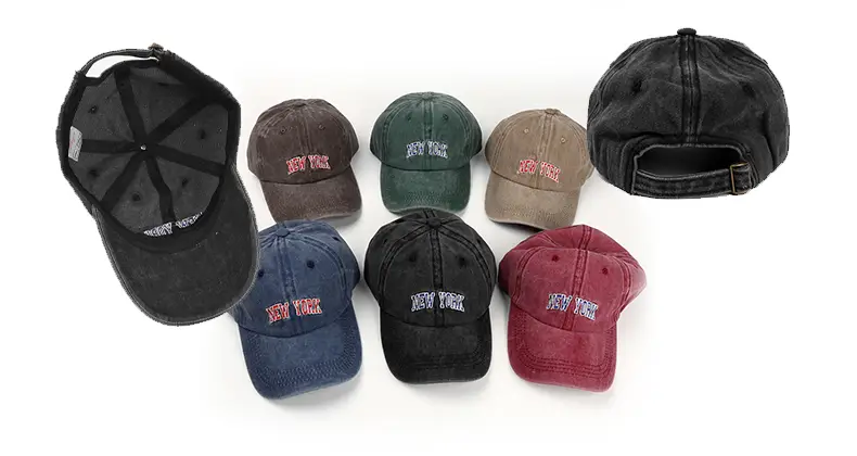 New York Letters Embroidered Baseball Cap 1 New York Letters Embroidered Baseball Cap