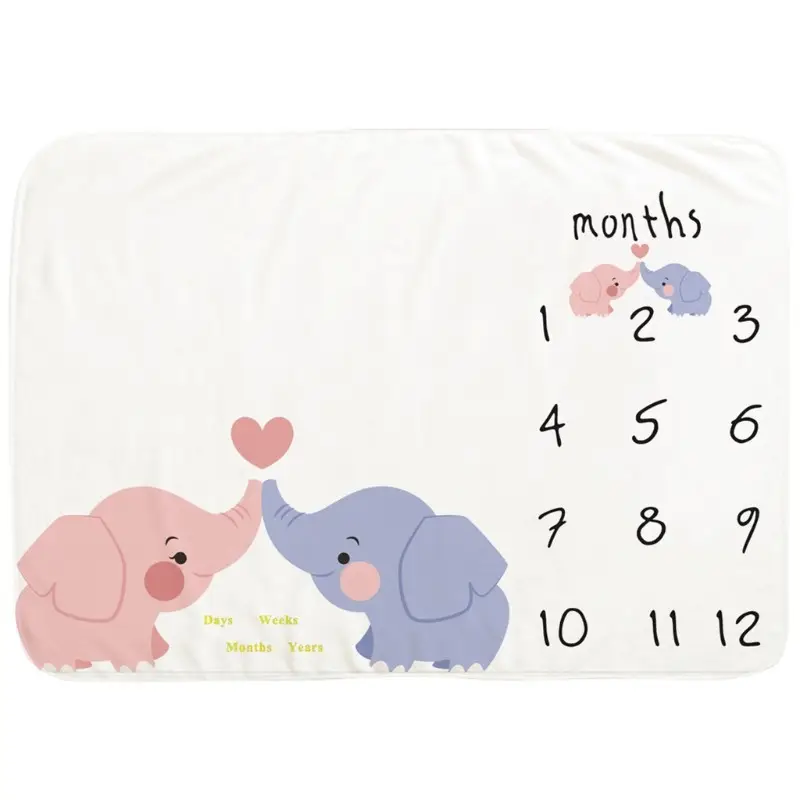 Newborn Milestone Blanket For Baby Boy 11