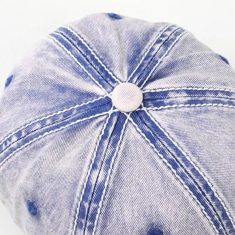 No Color Fade Soft Top Washable Cotton Baseball Cap 8