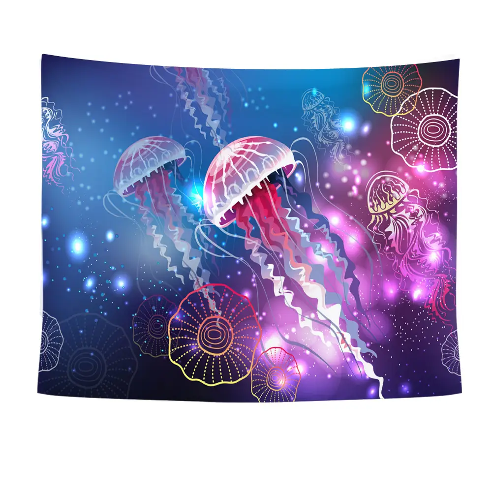 Ocean Jellyfish Wall Tapestry 20