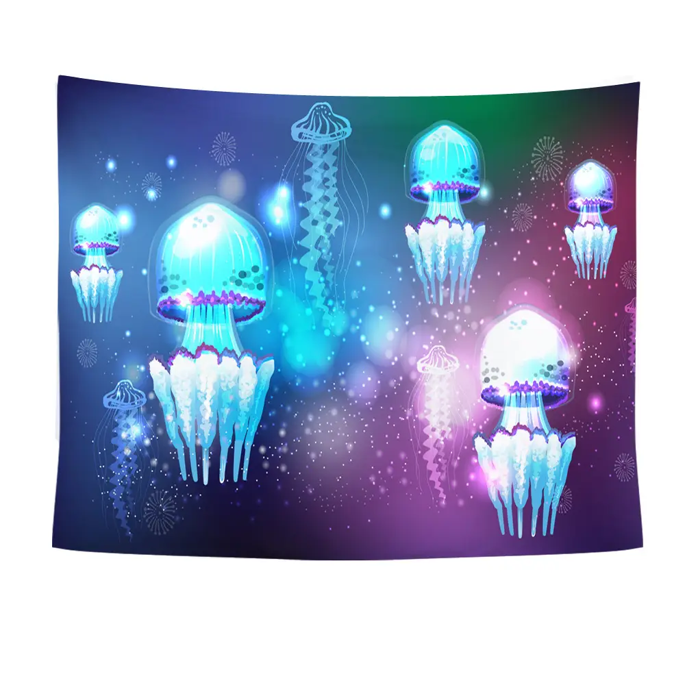 Ocean Jellyfish Wall Tapestry 24
