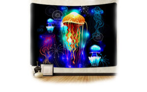 Ocean Jellyfish Wall Tapestry