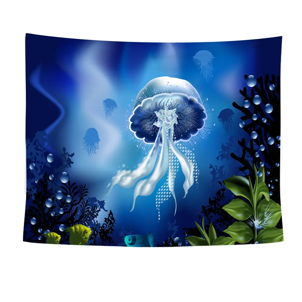Ocean Jellyfish Wall Tapestry 35
