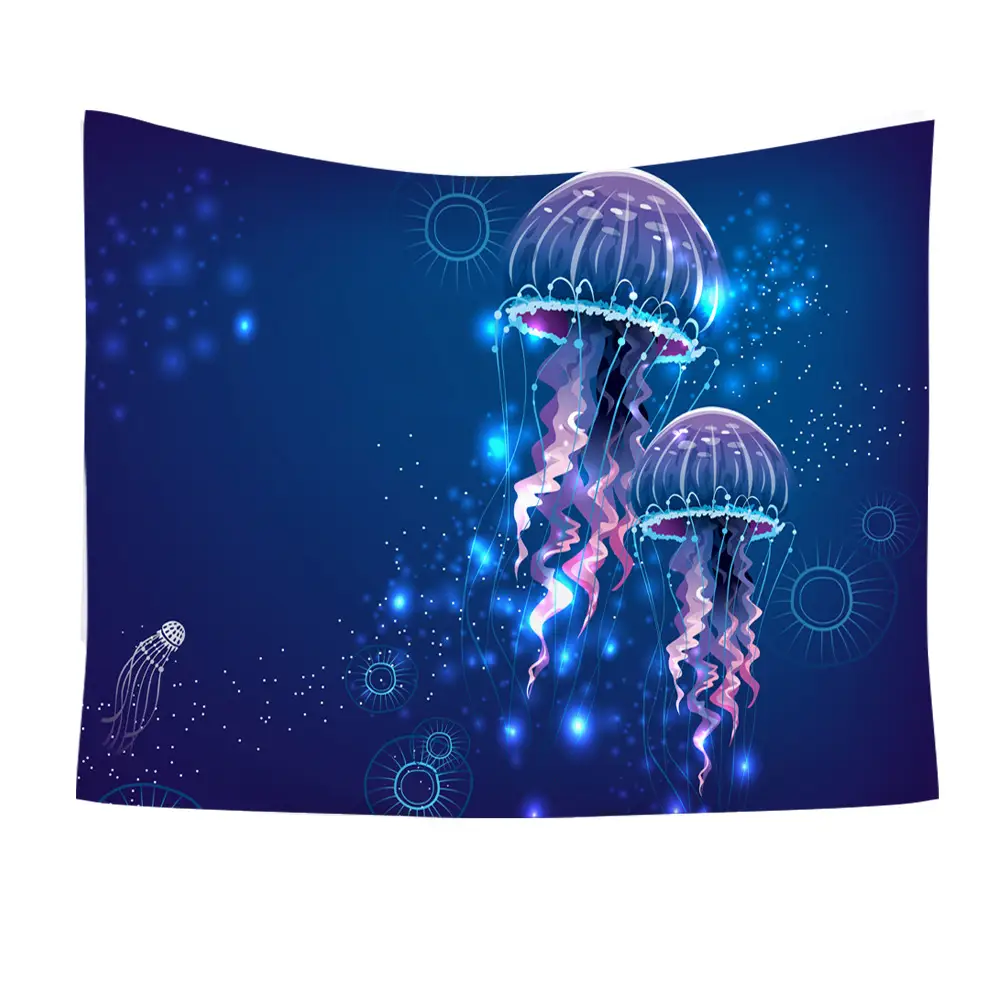 Ocean Jellyfish Wall Tapestry 43