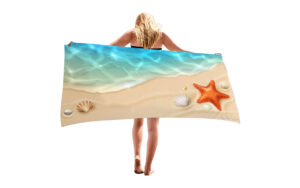 Ocean Starfish Shell Beach Towel