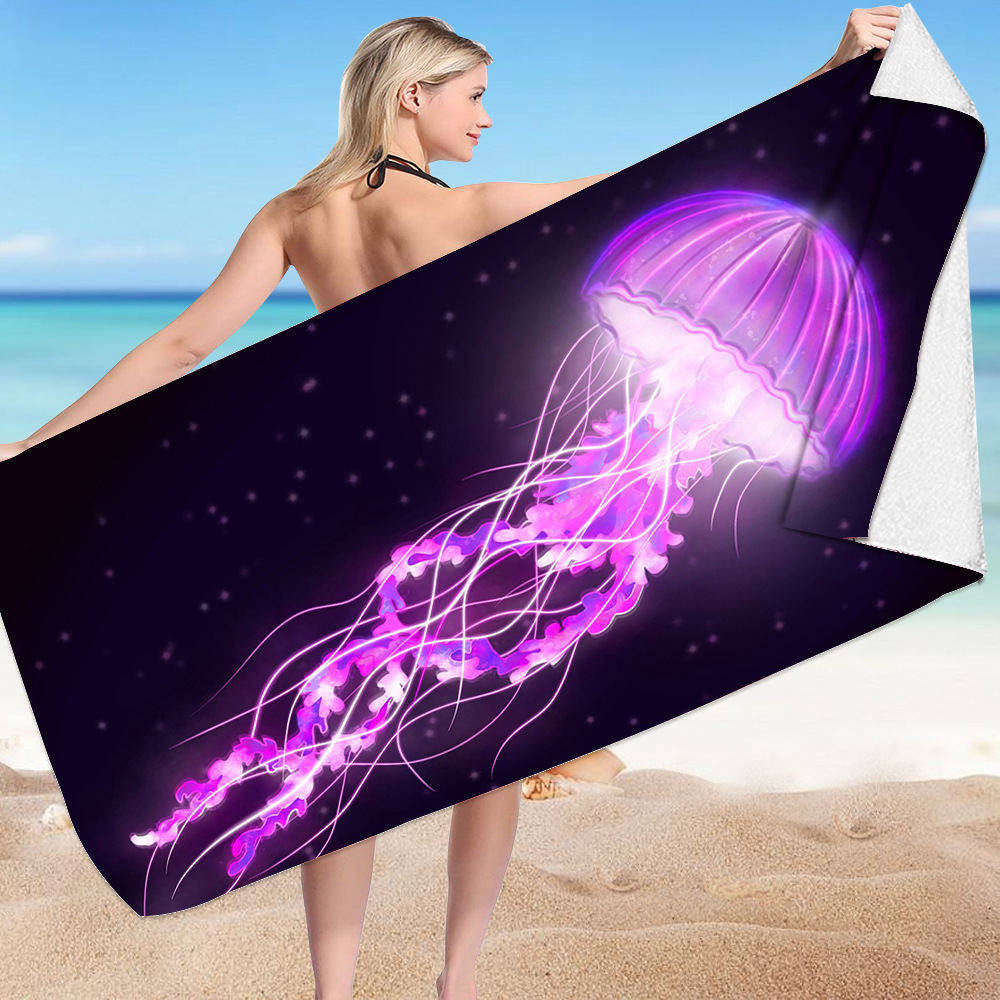 Ocean Turtle Fish Dolphin Animal Beach Towel 29