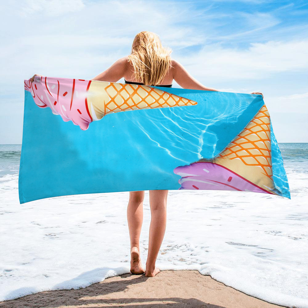 Ocean Turtle Fish Dolphin Animal Beach Towel 51