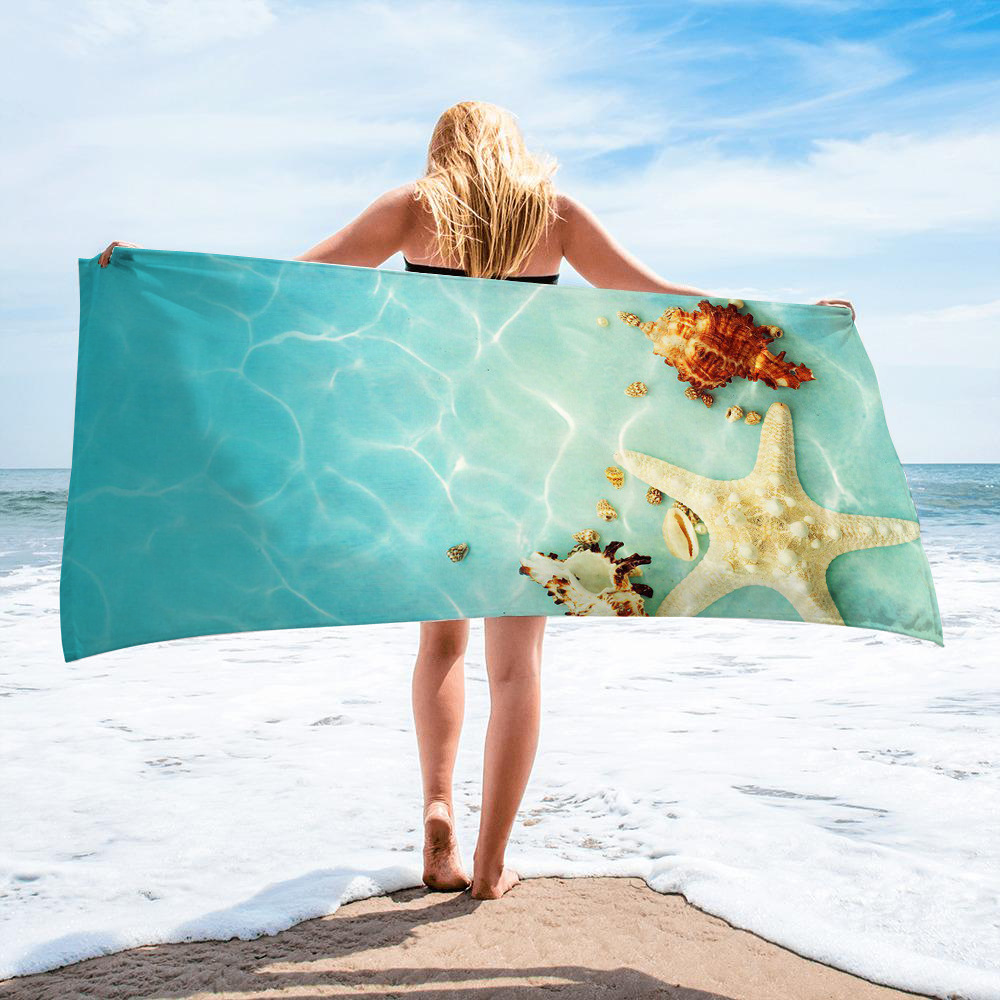 Ocean Turtle Fish Dolphin Animal Beach Towel 76