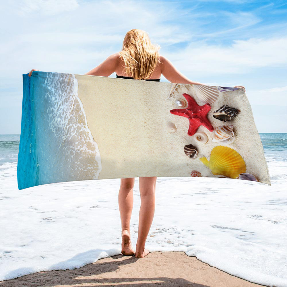 Ocean Turtle Fish Dolphin Animal Beach Towel 77