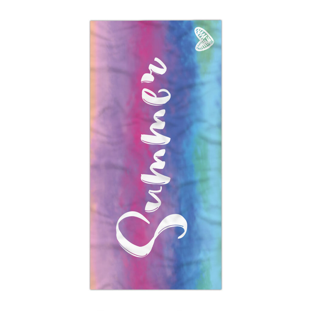 Personalized Beach Towel Tie-Dye 13 Personalized Beach Towel Tie Dye 12