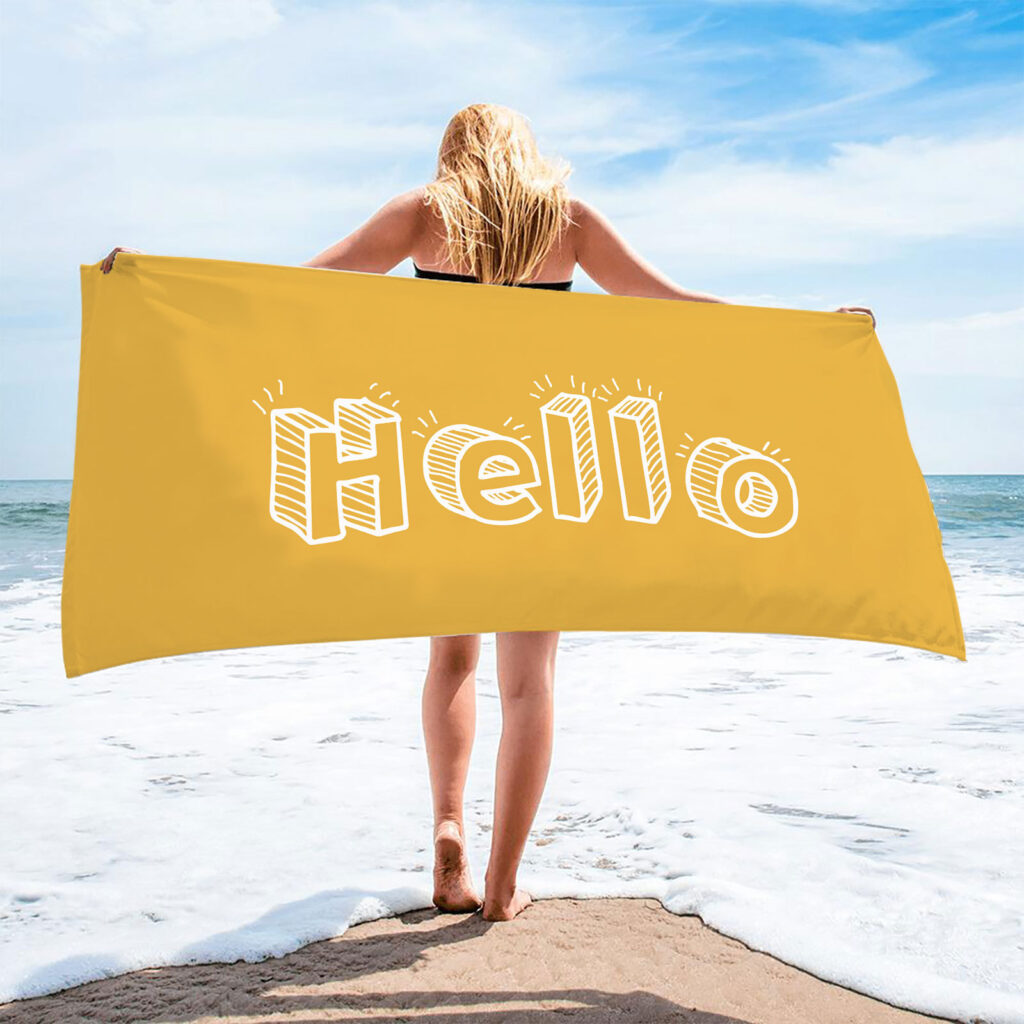 Personalized Beach Towel Tie-Dye 4 Personalized Beach Towel Tie Dye 3