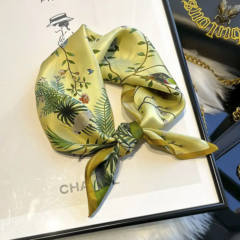 Fashionable Natural Silk Scarf 53 x 53 cm 2 SKU 01 14321 主图