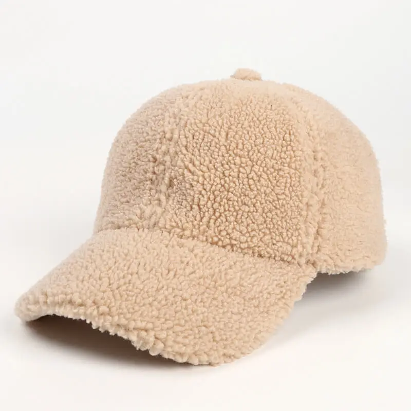 Solid Sherpa Corduroy Panel Cap 2 SKU 01 卡其色