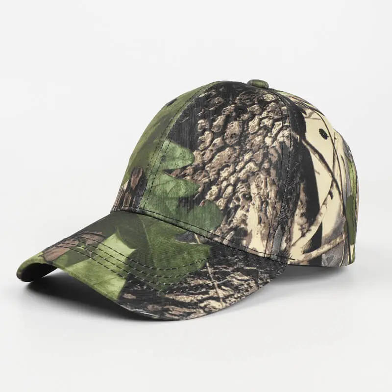 Military Fans Outdoor Bionic Camouflage Baseball Cap Mens Tactical Hat 2 SKU 01 绿色 3