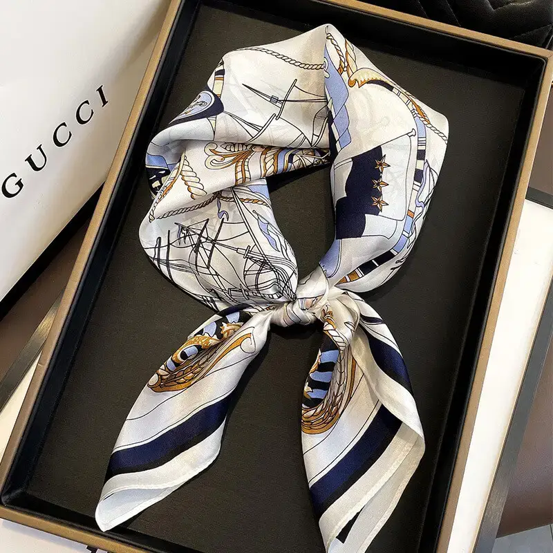 Imitatedsilk fabric Silk Scarf 70 x 70cm 119 SKU 03 30106 1号
