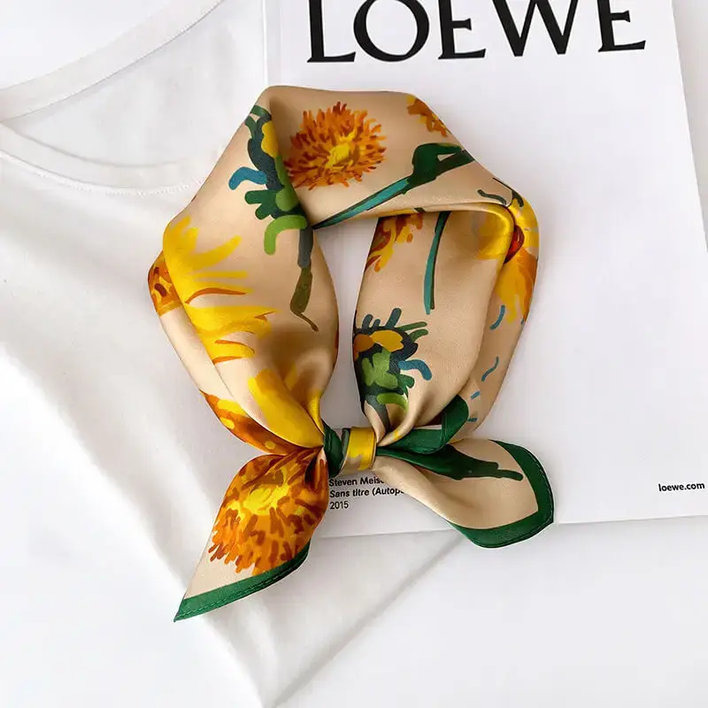 Fashionable Natural Silk Scarf 53 x 53 cm 13 SKU 06 17207 主图