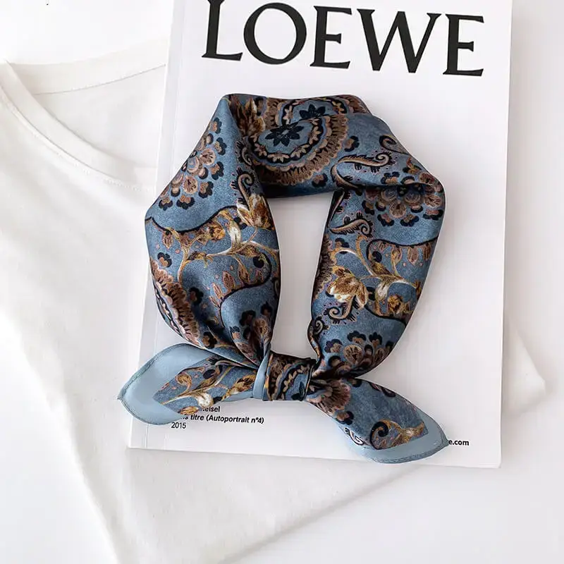 Fashionable Natural Silk Scarf 53 x 53 cm 15 SKU 07 17209 主图