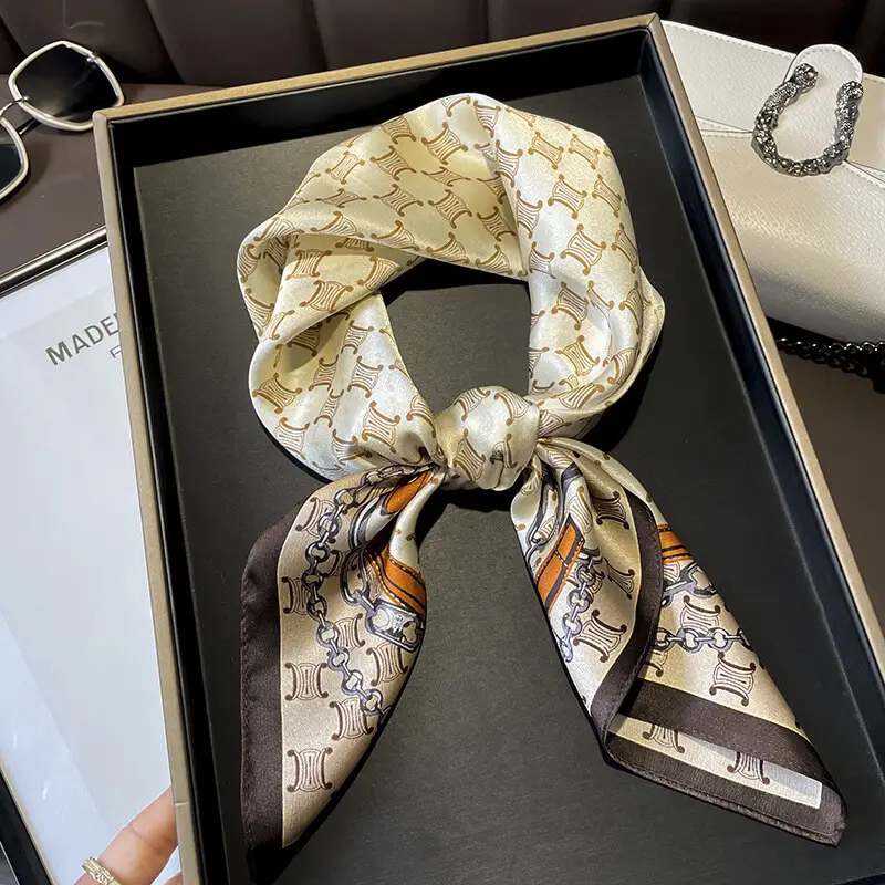 Imitatedsilk fabric Silk Scarf 70 x 70cm 113 SKU 07 30213 主图