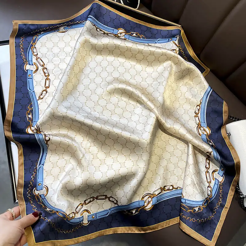Imitatedsilk fabric Silk Scarf 70 x 70cm 111 SKU 08 30214 主图