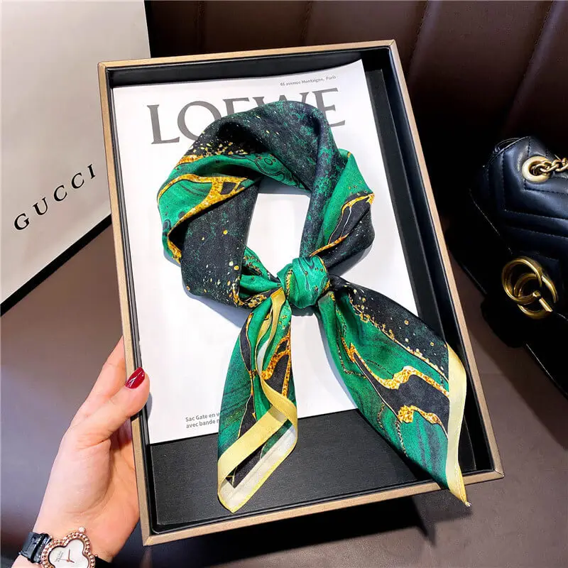 Imitatedsilk fabric Silk Scarf 70 x 70cm 96 SKU 11 30217 主图