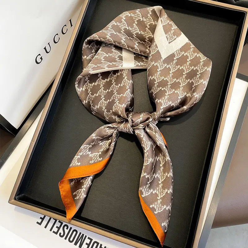 Imitatedsilk fabric Silk Scarf 70 x 70cm 84 SKU 12 30218 主图