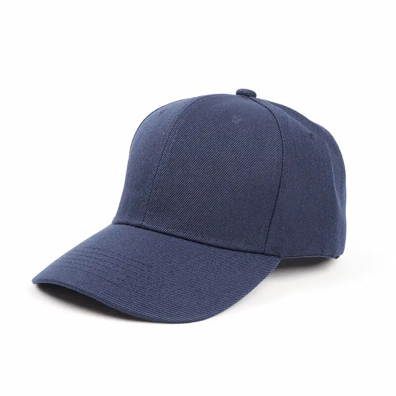 Cheap Basic Solid Color Velcro Baseball Cap 13 SKU 12 藏青色