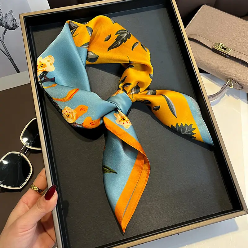 Imitatedsilk fabric Silk Scarf 70 x 70cm 103 SKU 14 30220 主图