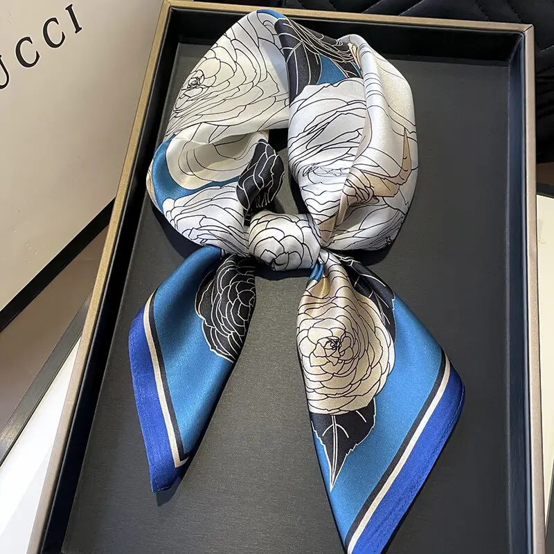 Imitatedsilk fabric Silk Scarf 70 x 70cm 89 SKU 15 30221 主图