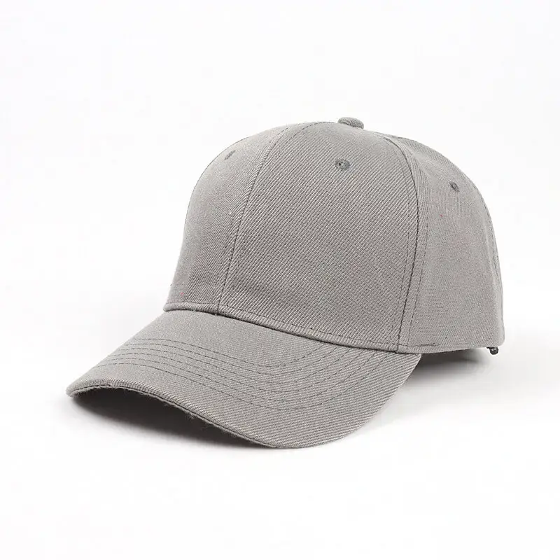 Cheap Basic Solid Color Velcro Baseball Cap 19 SKU 18 深灰色