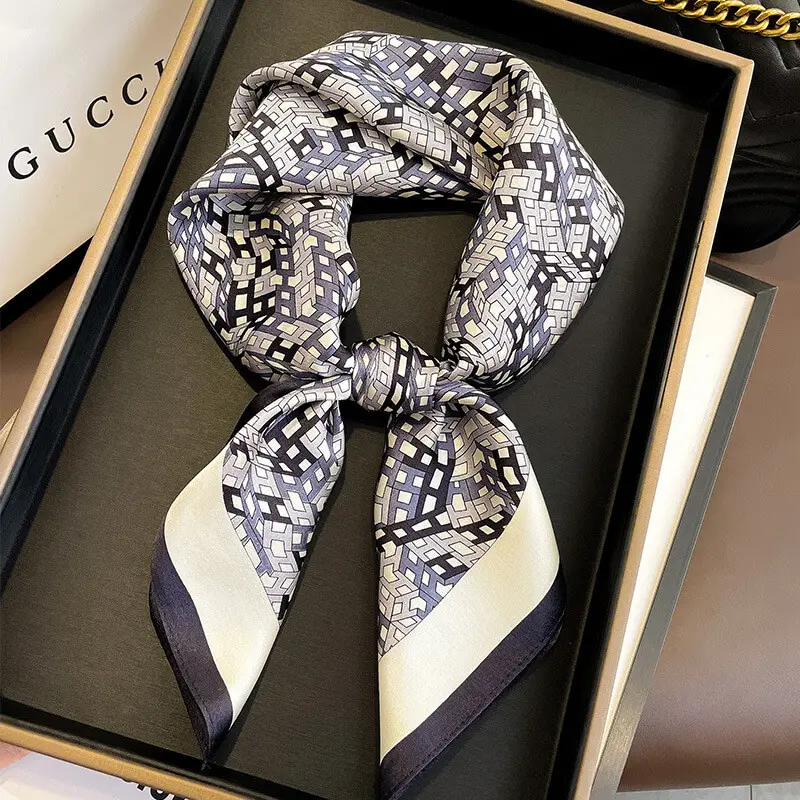 Imitatedsilk fabric Silk Scarf 70 x 70cm 74 SKU 19 30313 主图