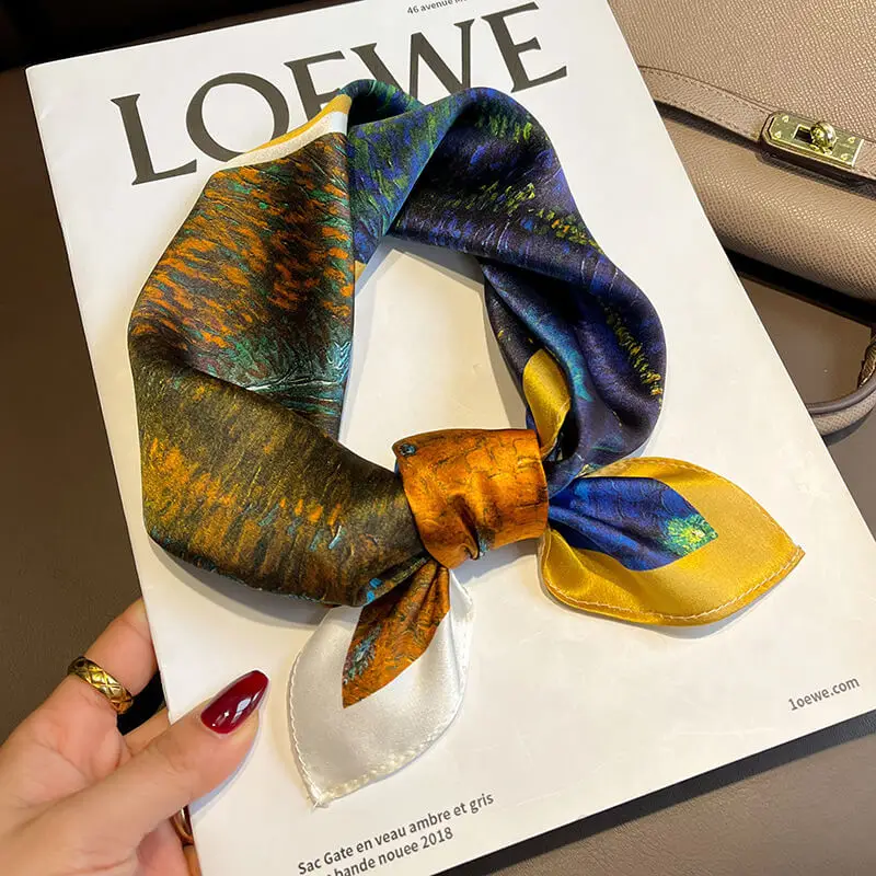 Fashionable Natural Silk Scarf 53 x 53 cm 46 SKU 23 15319 主图
