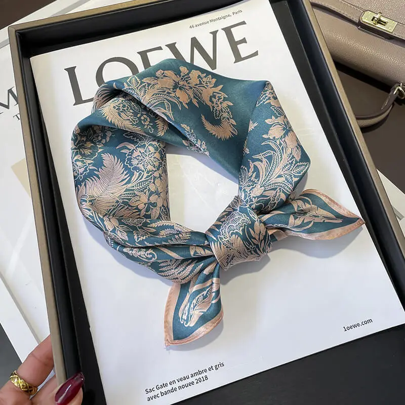 Fashionable Natural Silk Scarf 53 x 53 cm 58 SKU 29 14103 主图