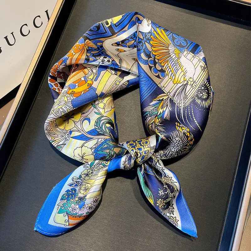Fashionable Natural Silk Scarf 53 x 53 cm 66 SKU 33 14220 主图