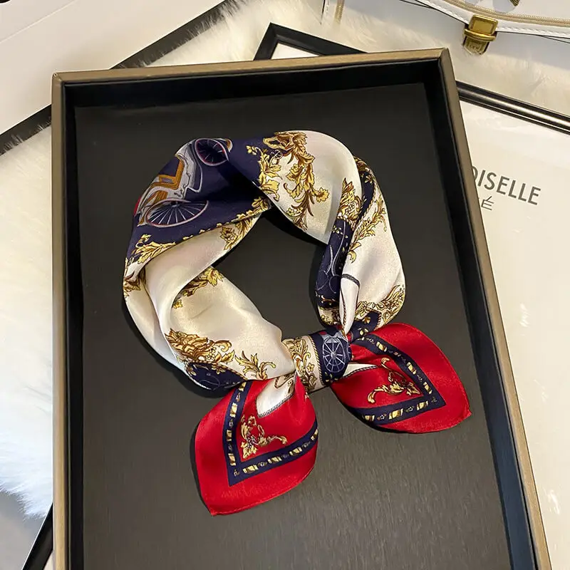 Fashionable Natural Silk Scarf 53 x 53 cm 68 SKU 34 14221 主图