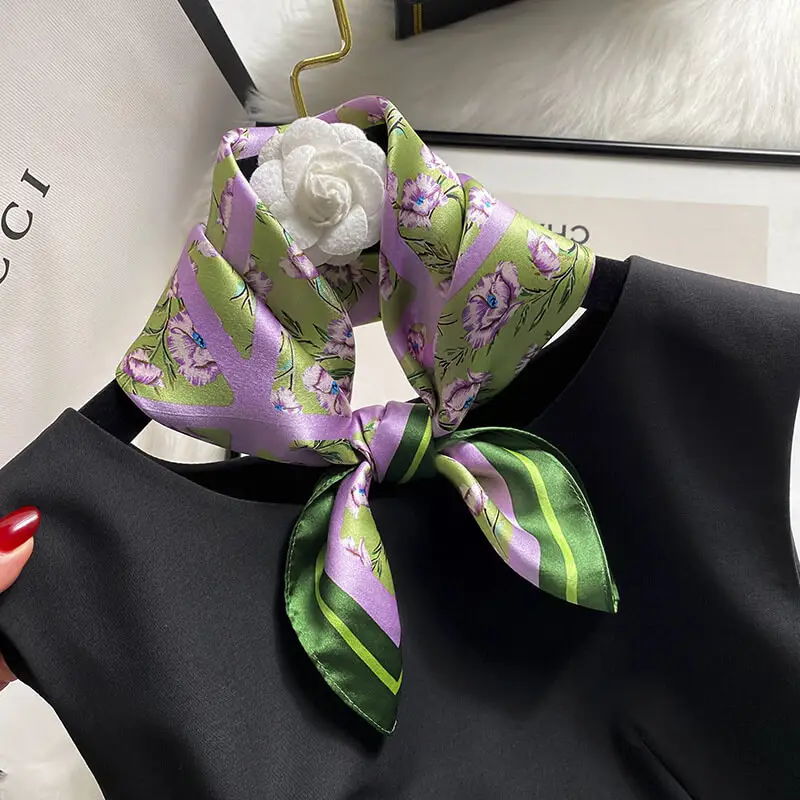 Fashionable Natural Silk Scarf 53 x 53 cm 88 SKU 44 14314 主图