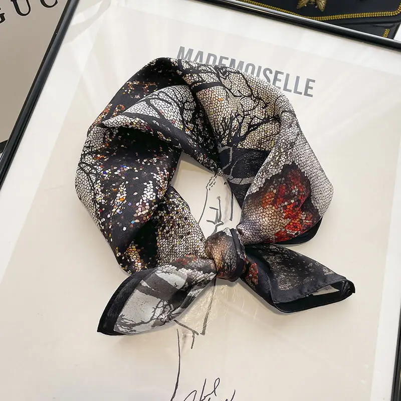 Fashionable Natural Silk Scarf 53 x 53 cm 94 SKU 47 14317 主图