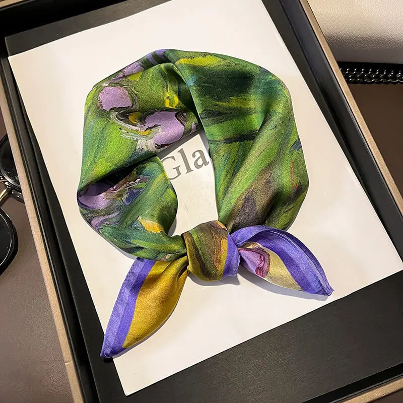 Fashionable Natural Silk Scarf 53 x 53 cm 113 SKU 56 17212 主图