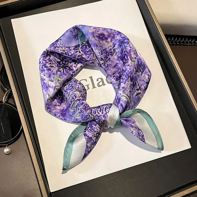 Fashionable Natural Silk Scarf 53 x 53 cm 115 SKU 57 17215 主图